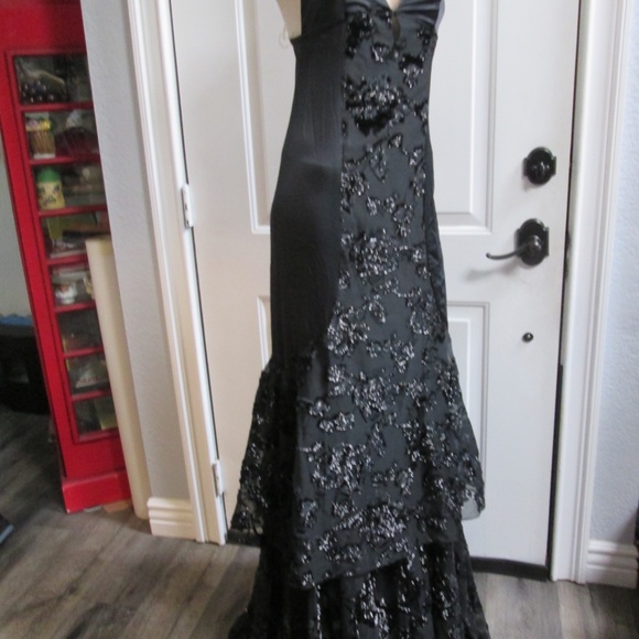 new KLS KIMORA LEE SIMMONS black ball gown Sz 6 - Picture 6 of 16